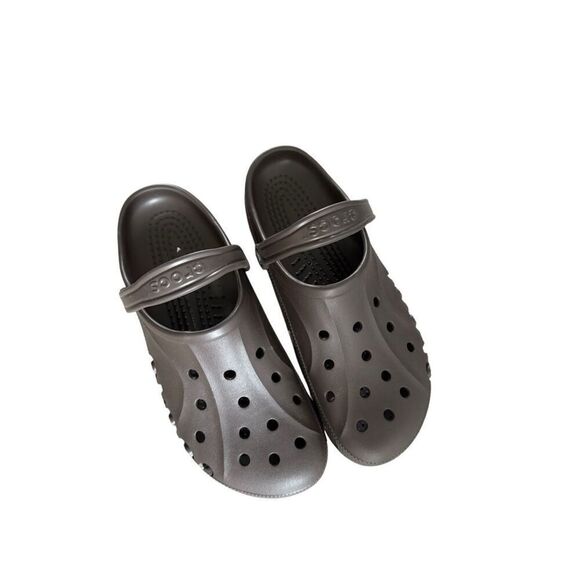 Crocs Baya Mens Espresso Brown Slip On Waterproof Comfort Clogs Sandals Size 12 - Picture 6 of 8
